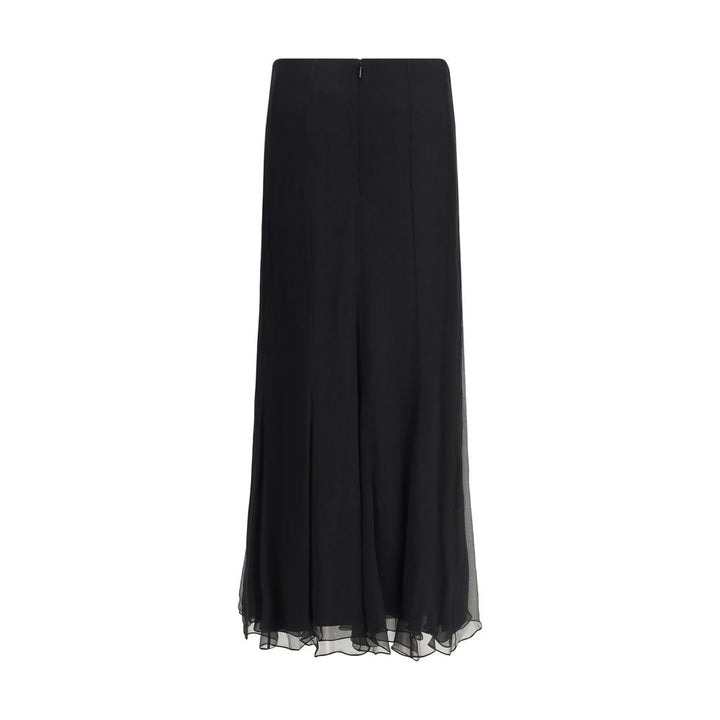 Chloé Black Silk Long Skirt by Chloé outlet now on sale