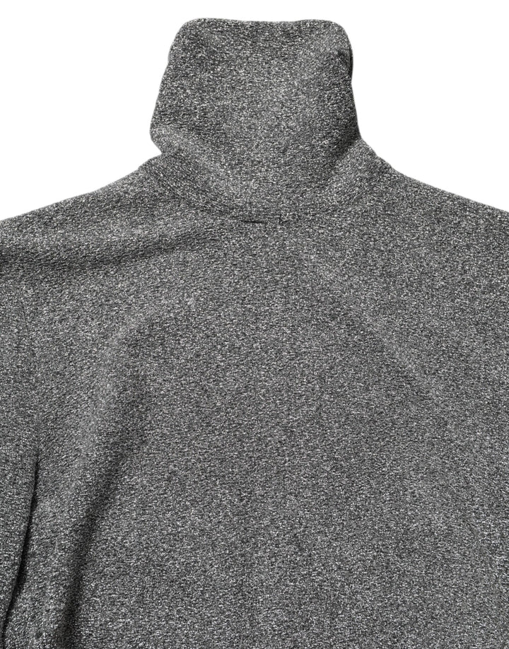 Dolce &amp; Gabbana Sample Sale Dolce &amp; Gabbana Gray Nylon Bodycon Sheath Long Sleeves Dress - | Designer outlet