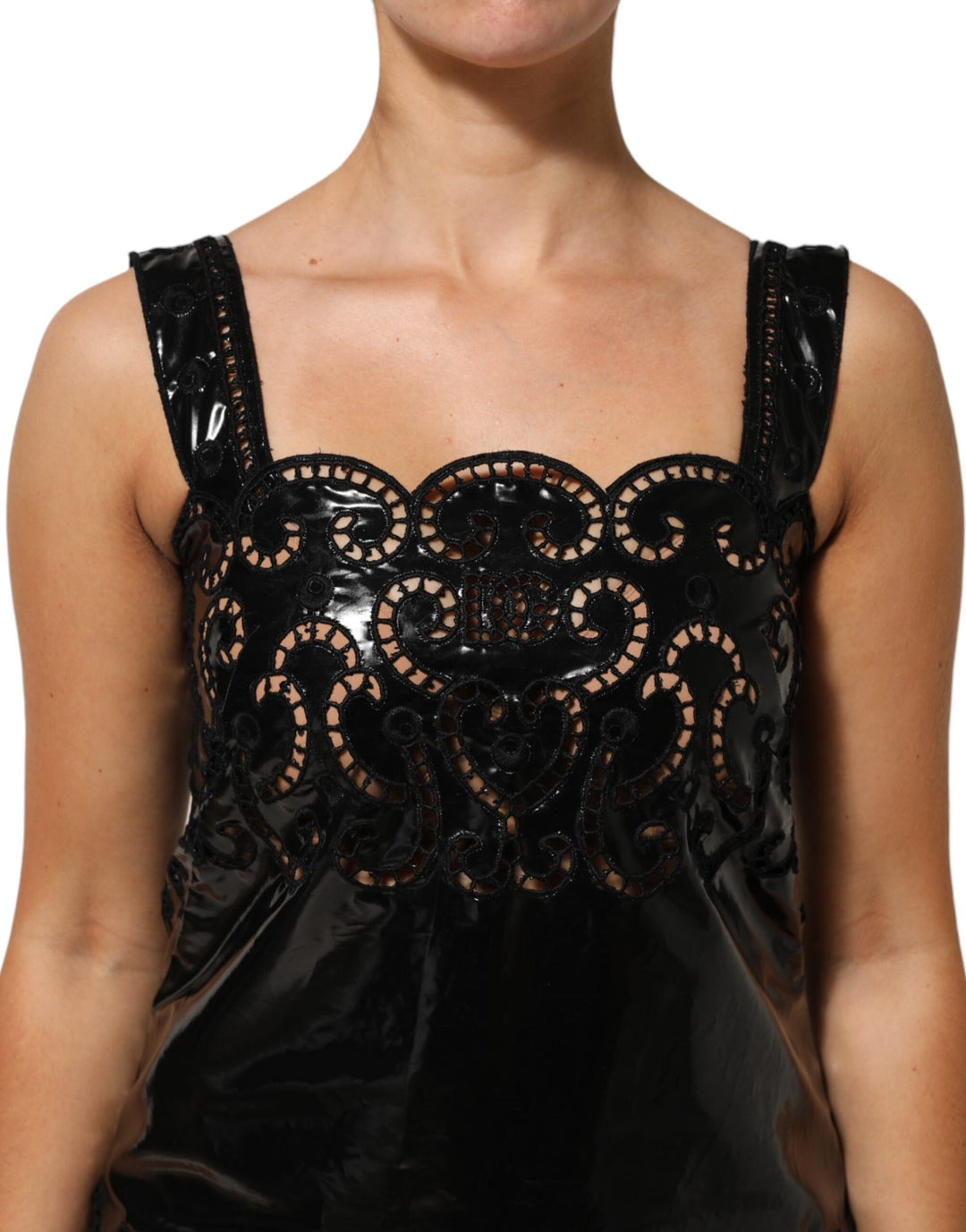 Dolce &amp; Gabbana Sample Sale Dolce &amp; Gabbana Black Cut Out A-line Sheath Mini Dress - | Designer outlet