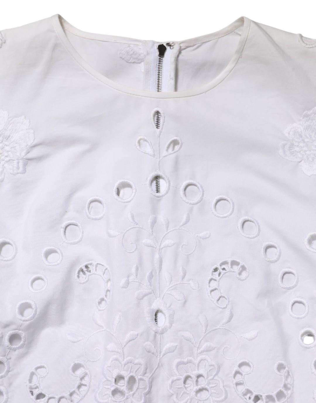 Dolce &amp; Gabbana Sample Sale Dolce &amp; Gabbana White Cut Out A-line Sheath Mini Dress - | Designer outlet