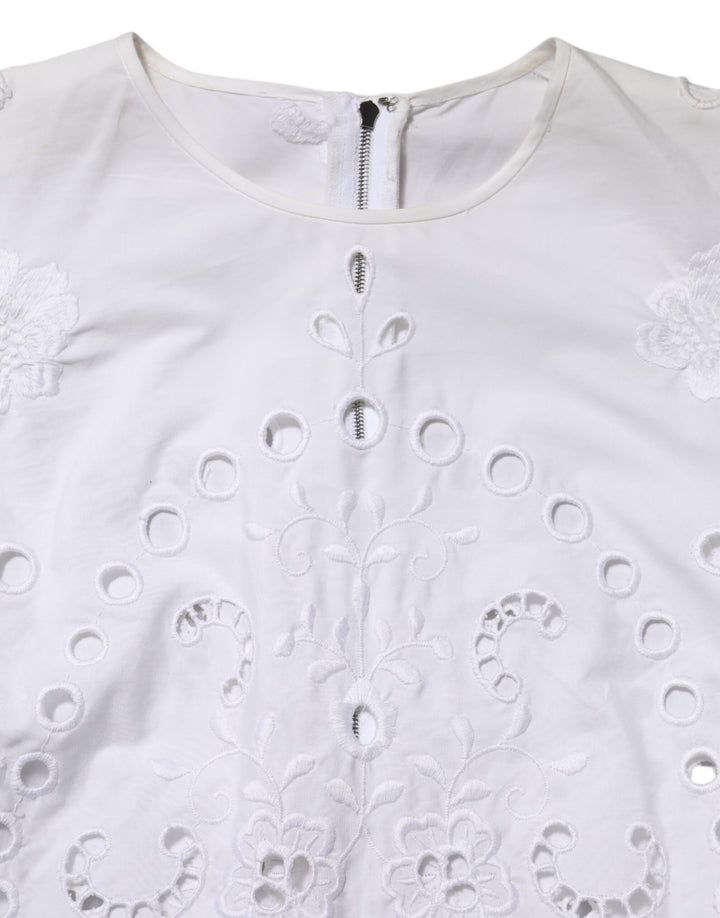 Dolce &amp; Gabbana Sample Sale Dolce &amp; Gabbana White Cut Out A-line Sheath Mini Dress - | Designer outlet