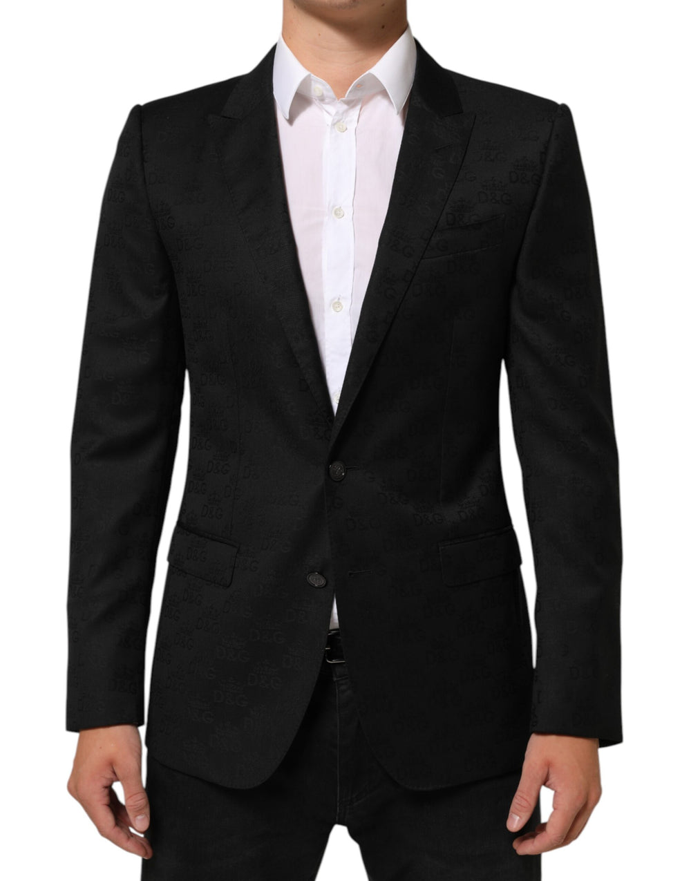 Dolce & Gabbana Black MARTINI 2 Buttons Suit Jacket Blazer by Dolce & Gabbana outlet now on sale