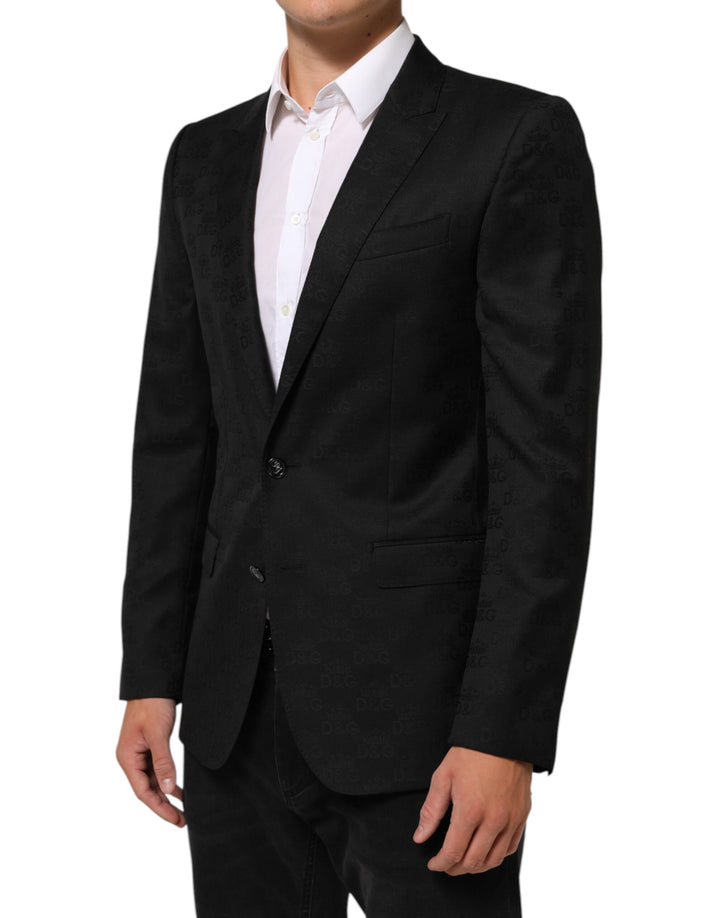 Dolce & Gabbana Black MARTINI 2 Buttons Suit Jacket Blazer by Dolce & Gabbana outlet now on sale