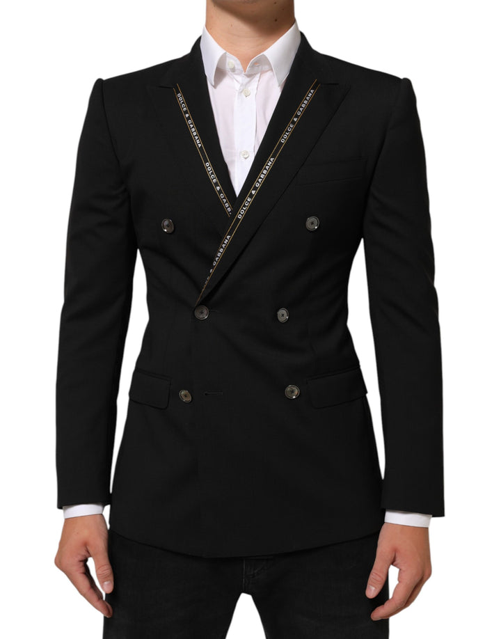 Dolce &amp; Gabbana Sample Sale Dolce &amp; Gabbana Black SICILIA Double Breasted Jacket Blazer - | Designer outlet