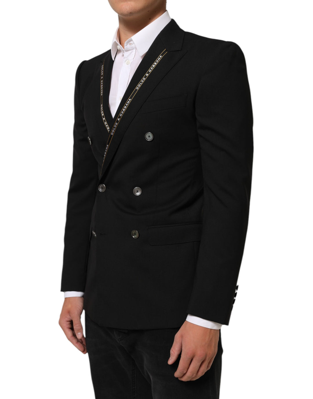 Dolce &amp; Gabbana Sample Sale Dolce &amp; Gabbana Black SICILIA Double Breasted Jacket Blazer - | Designer outlet