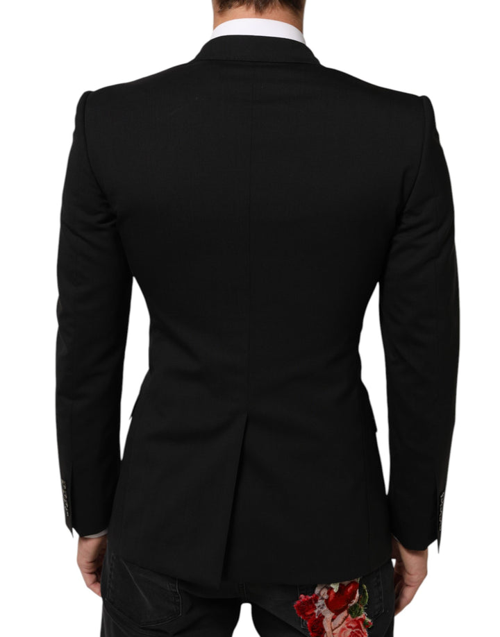 Dolce &amp; Gabbana Sample Sale Dolce &amp; Gabbana Black SICILIA Double Breasted Jacket Blazer - | Designer outlet