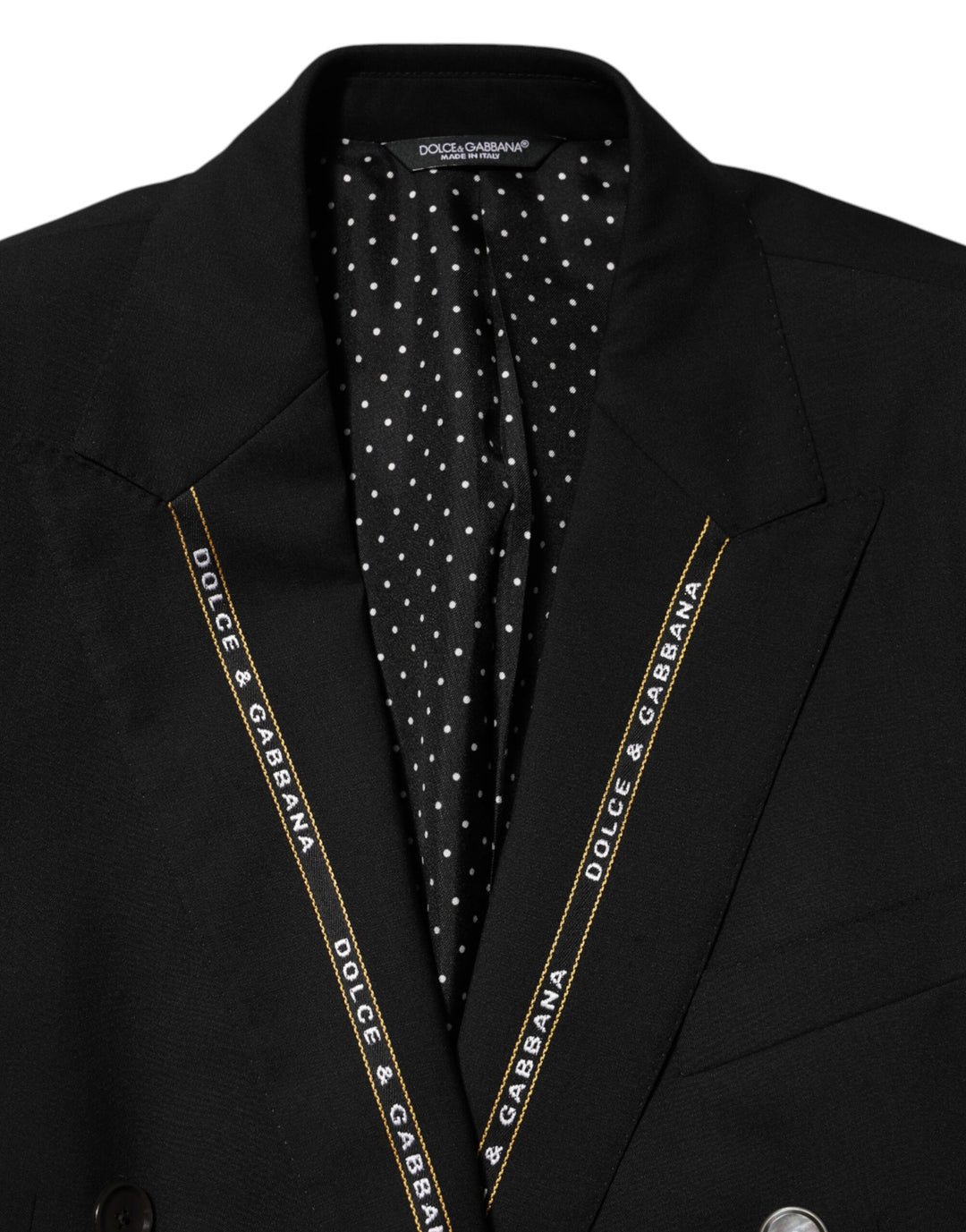 Dolce &amp; Gabbana Sample Sale Dolce &amp; Gabbana Black SICILIA Double Breasted Jacket Blazer - | Designer outlet