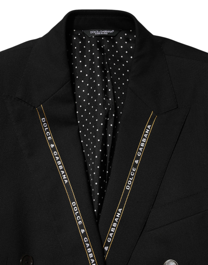 Dolce &amp; Gabbana Sample Sale Dolce &amp; Gabbana Black SICILIA Double Breasted Jacket Blazer - | Designer outlet