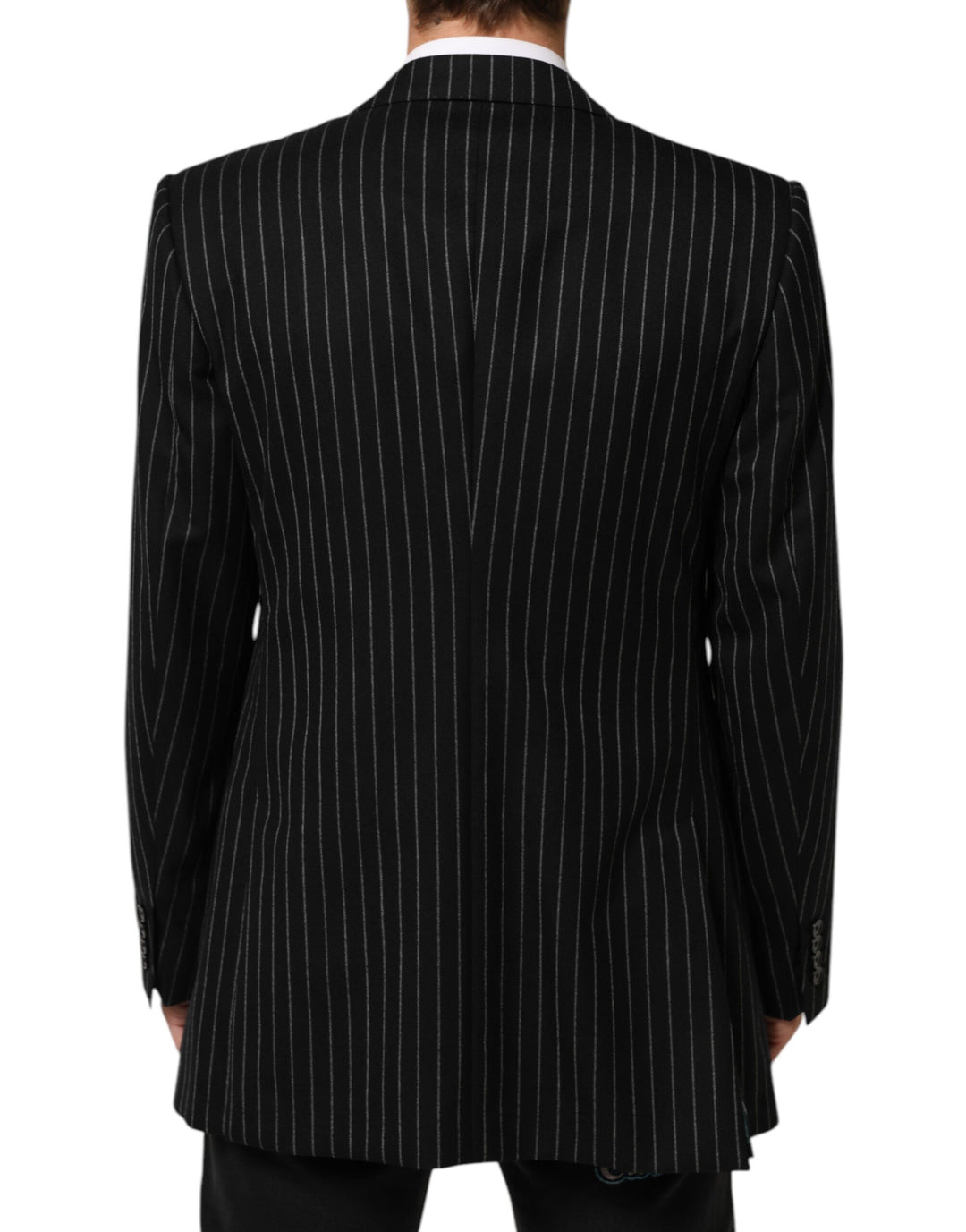 Dolce &amp; Gabbana Sample Sale Dolce &amp; Gabbana Black Stripes 2 Buttons Suit Jacket Blazer - | Designer outlet