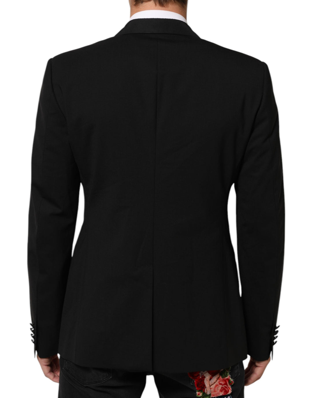 Dolce &amp; Gabbana Sample Sale Dolce &amp; Gabbana Black Wool 2 Buttons Suit Men Jacket Blazer - | Designer outlet