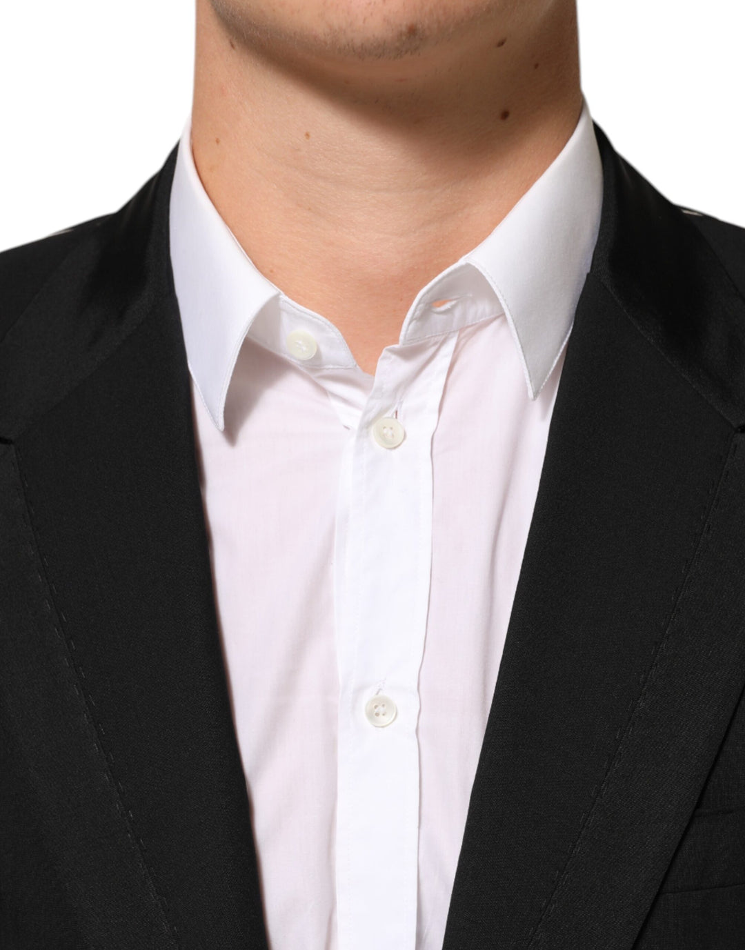Dolce &amp; Gabbana Sample Sale Dolce &amp; Gabbana Black Wool 2 Buttons Suit Men Jacket Blazer - | Designer outlet