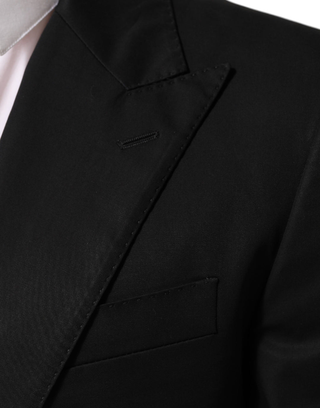 Dolce &amp; Gabbana Sample Sale Dolce &amp; Gabbana Black Wool 2 Buttons Suit Men Jacket Blazer - | Designer outlet