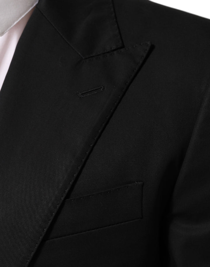 Dolce &amp; Gabbana Sample Sale Dolce &amp; Gabbana Black Wool 2 Buttons Suit Men Jacket Blazer - | Designer outlet