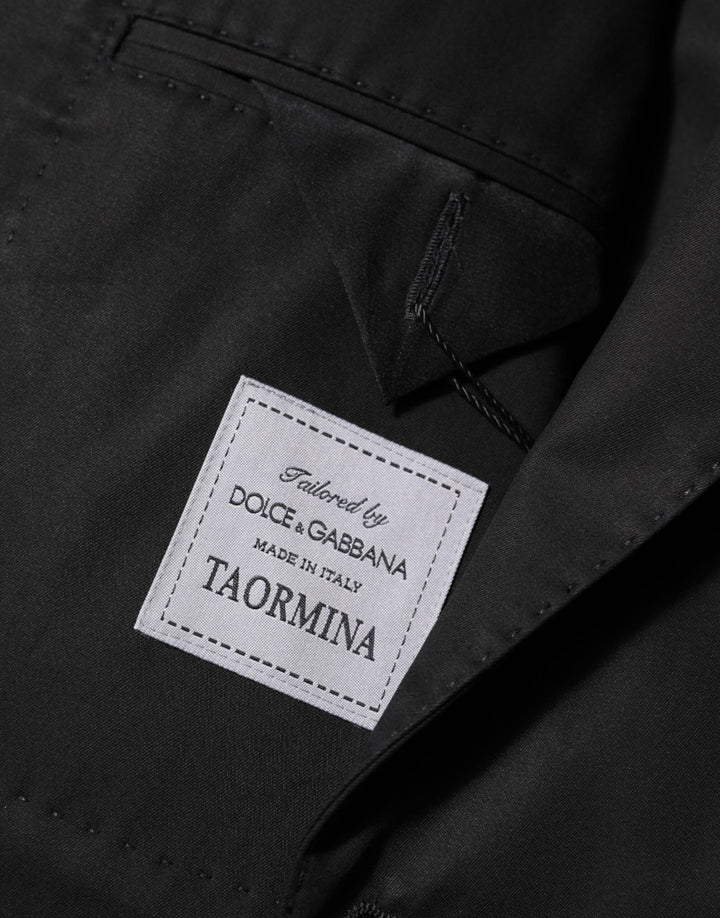 Dolce &amp; Gabbana Sample Sale Dolce &amp; Gabbana Black Wool 2 Buttons Suit Men Jacket Blazer - | Designer outlet