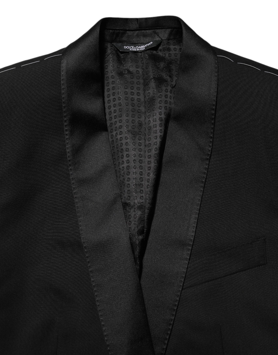 Dolce &amp; Gabbana Sample Sale Dolce &amp; Gabbana Black MARTINI 1 Button Suit Jacket Blazer - | Designer outlet