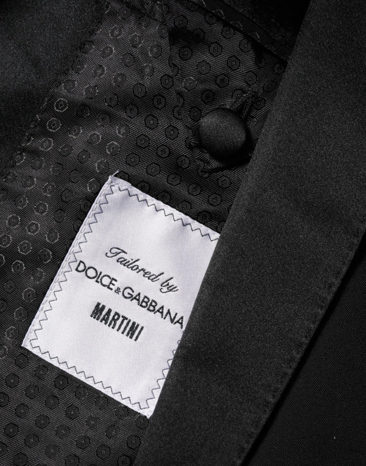 Dolce &amp; Gabbana Sample Sale Dolce &amp; Gabbana Black MARTINI 1 Button Suit Jacket Blazer - | Designer outlet