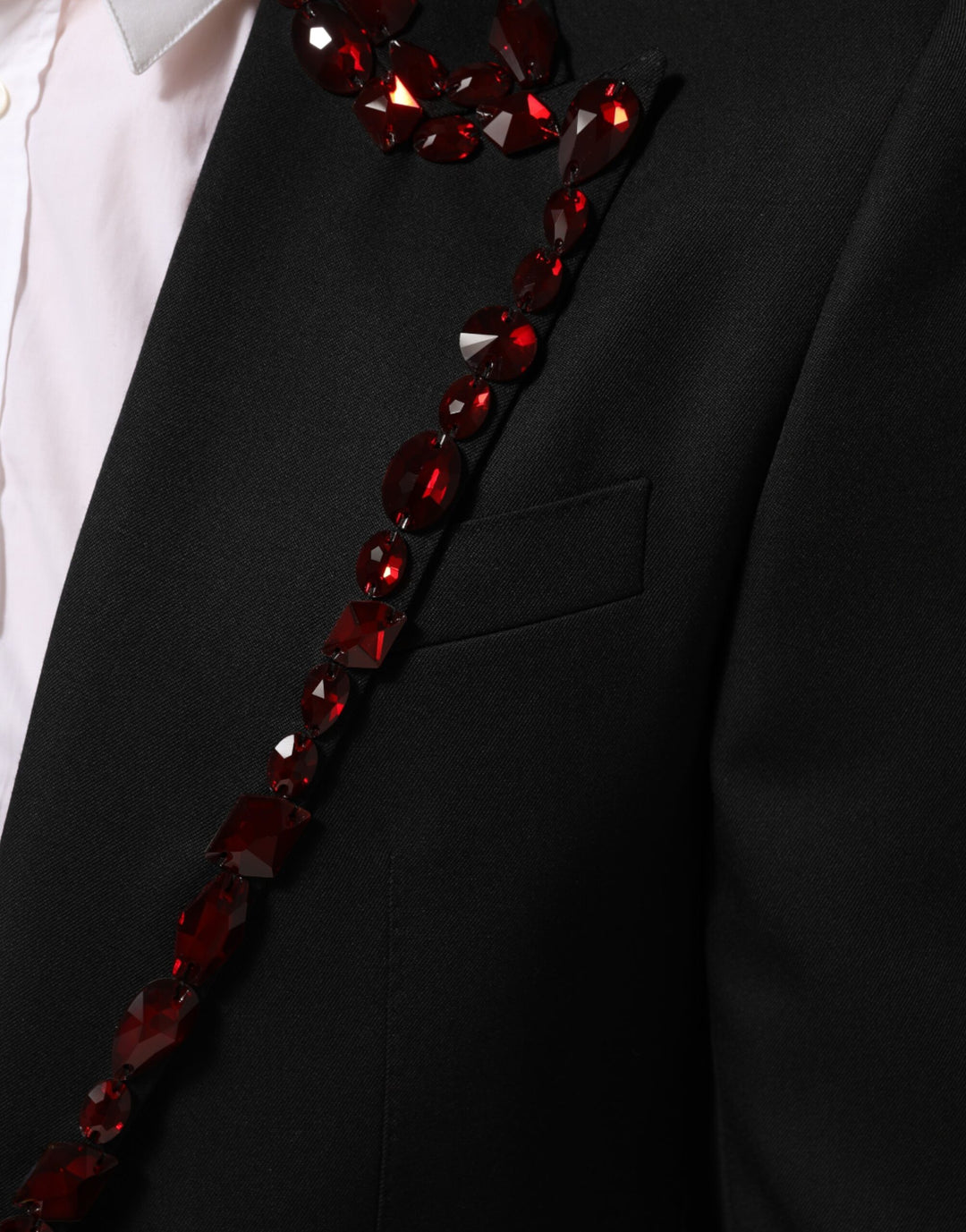 Dolce &amp; Gabbana Sample Sale Dolce &amp; Gabbana Black SICILIA Crystal Embellished Men Blazer - | Designer outlet