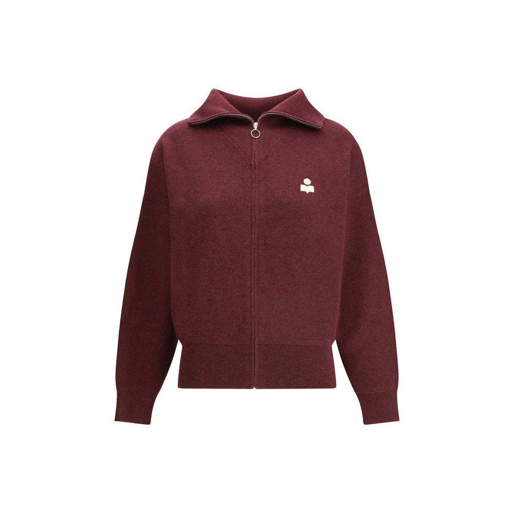 Marant Etoile Bordeaux Cotton Cardigan by Marant Etoile outlet now on sale