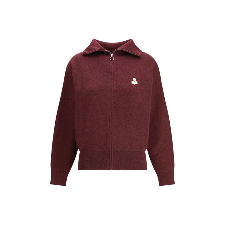 Marant Etoile Bordeaux Cotton Cardigan by Marant Etoile outlet now on sale
