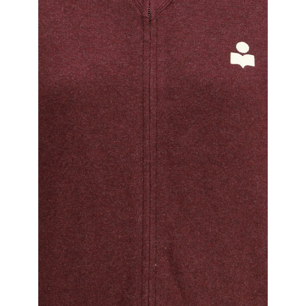 Marant Etoile Bordeaux Cotton Cardigan by Marant Etoile outlet now on sale