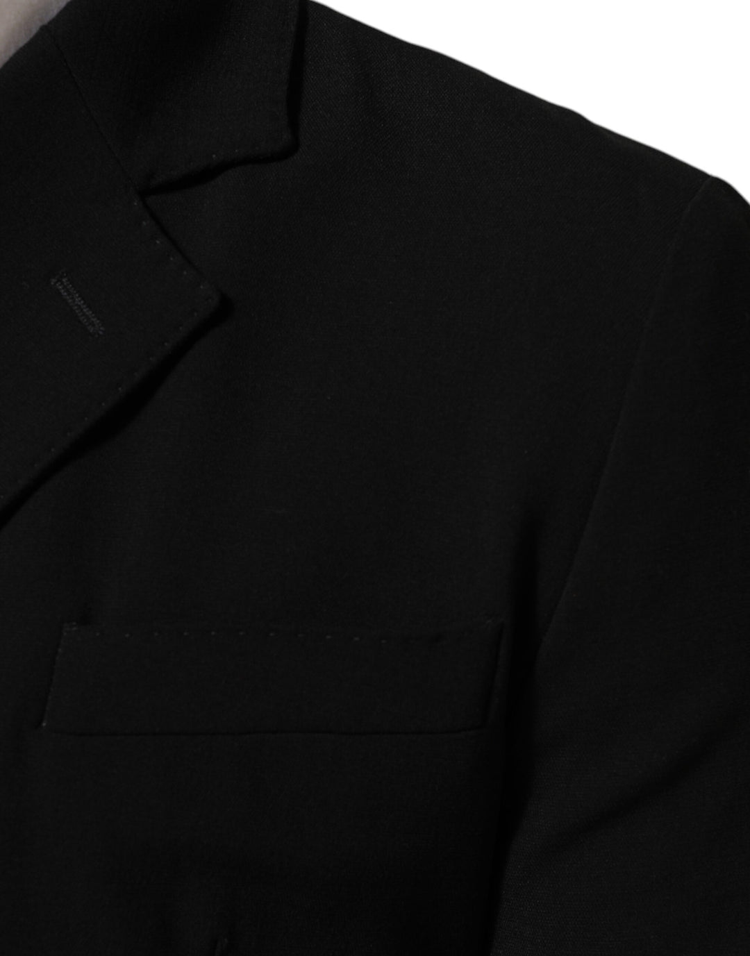 Dolce & Gabbana Black Wool Double Breasted Men Jacket Blazer by Dolce & Gabbana outlet now on sale