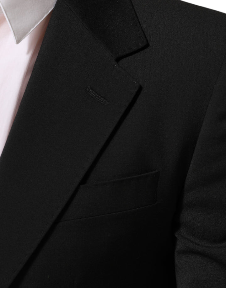 Dolce & Gabbana Black STAFF 2 Buttons Suit Jacket Blazer by Dolce & Gabbana outlet now on sale