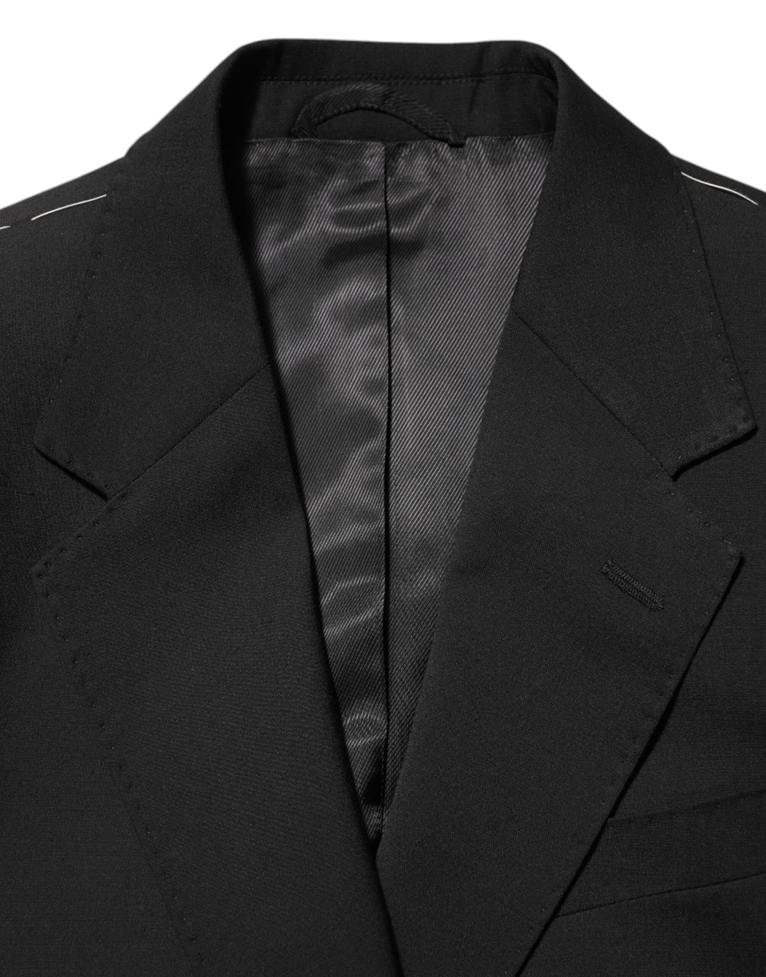 Dolce & Gabbana Black STAFF 2 Buttons Suit Jacket Blazer by Dolce & Gabbana outlet now on sale