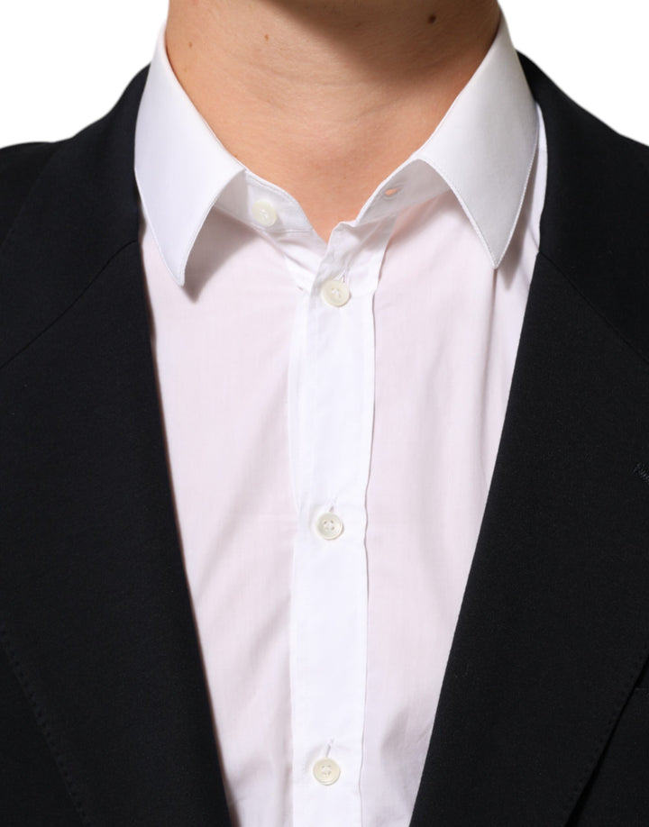 Dolce & Gabbana Black Viscose 2 Buttons Suit Jacket Blazer by Dolce & Gabbana outlet now on sale