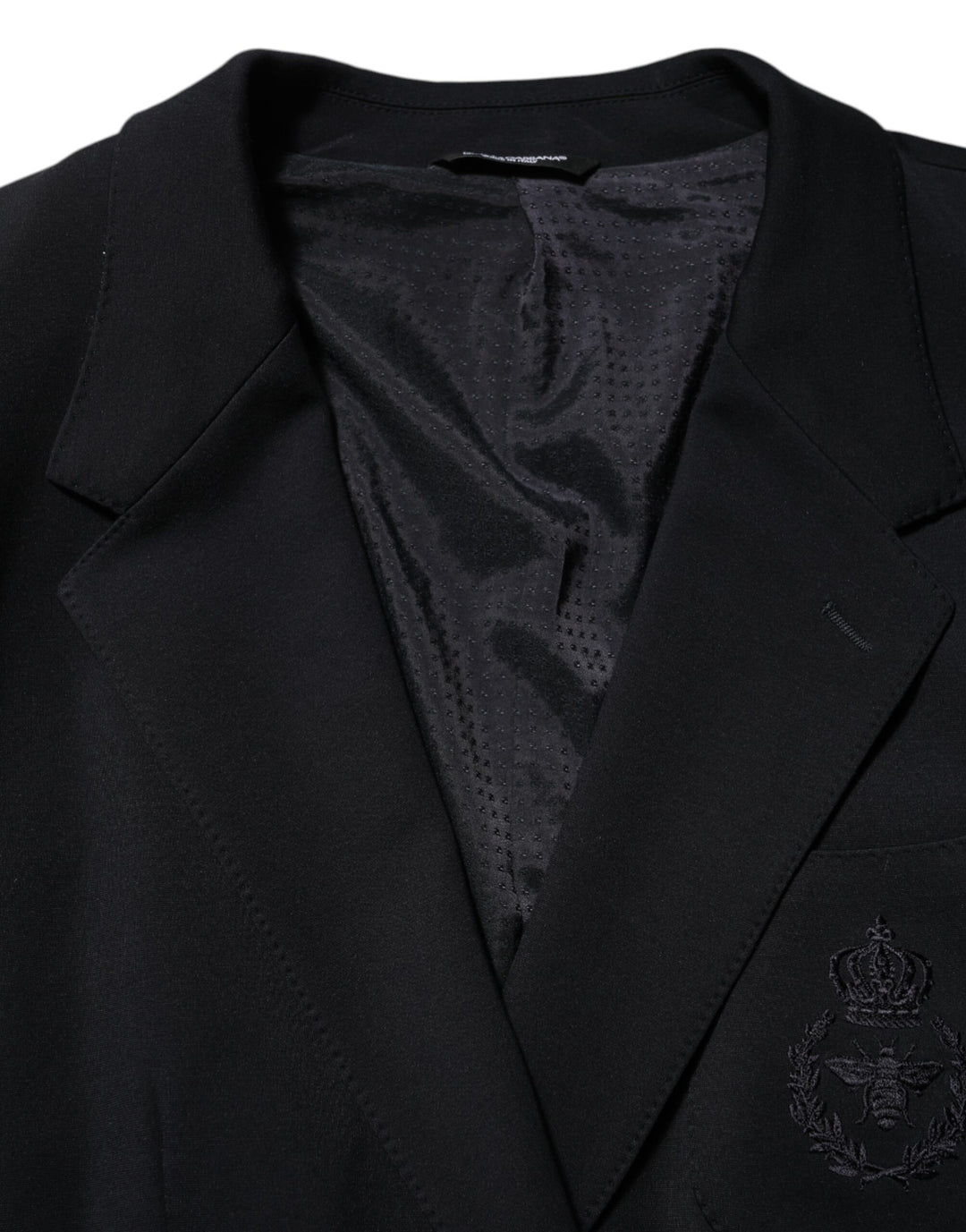 Dolce & Gabbana Black Viscose 2 Buttons Suit Jacket Blazer by Dolce & Gabbana outlet now on sale