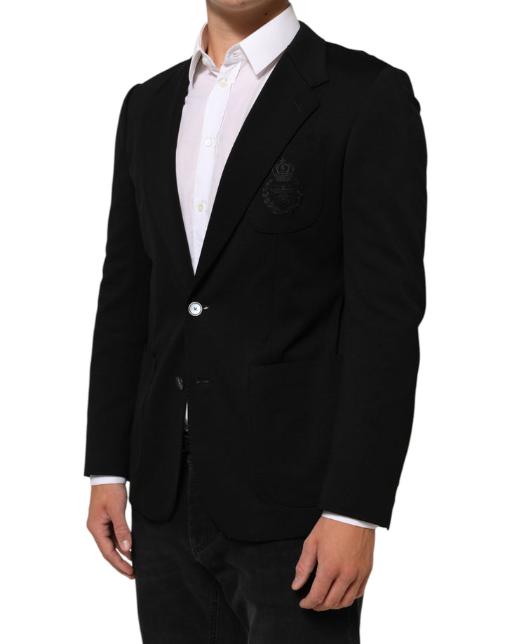 Dolce & Gabbana Black Viscose 2 Buttons Suit Jacket Blazer by Dolce & Gabbana outlet now on sale