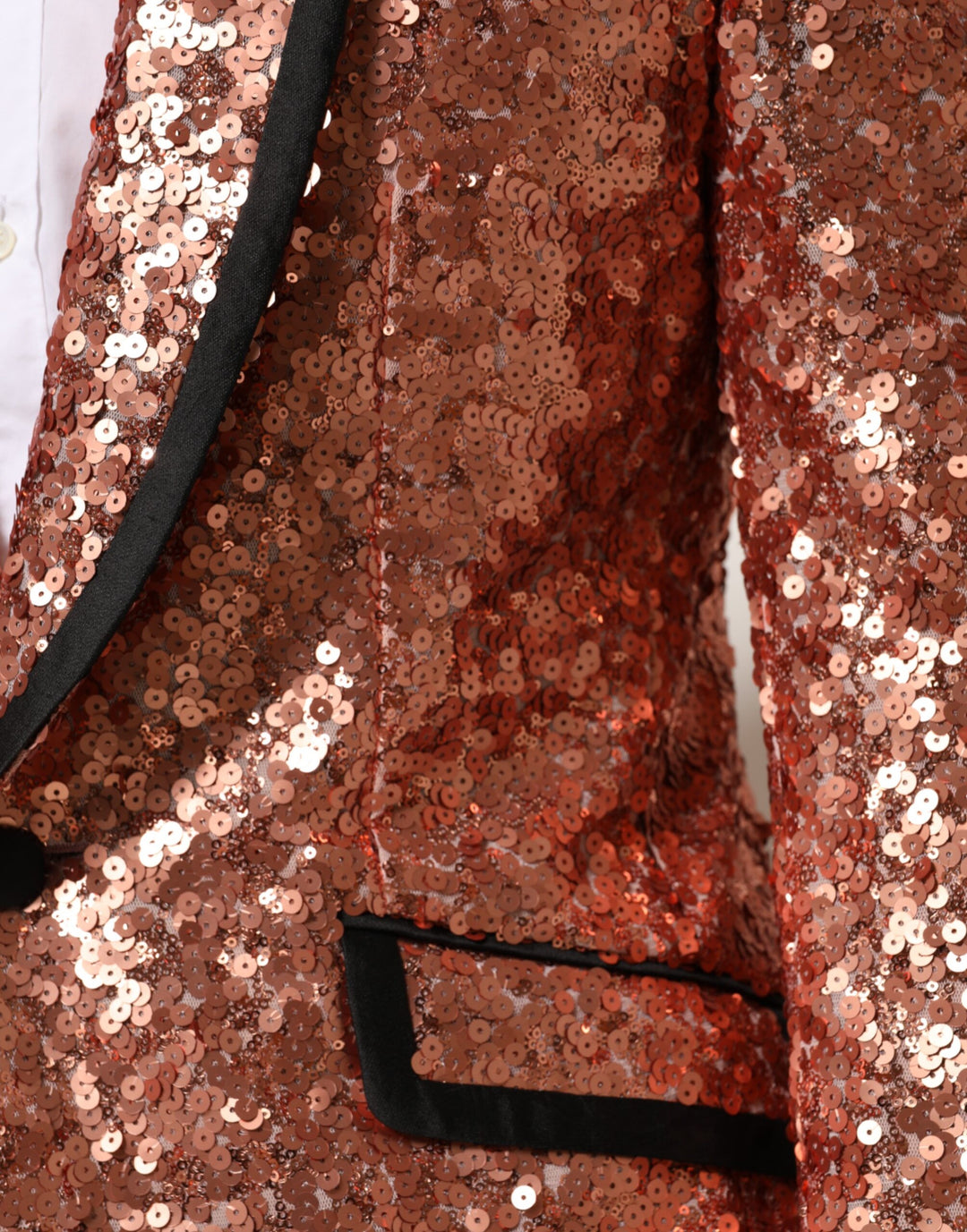 Dolce & Gabbana Pink Sequin SICILIA 1 Button Men Suit Blazer by Dolce & Gabbana outlet now on sale