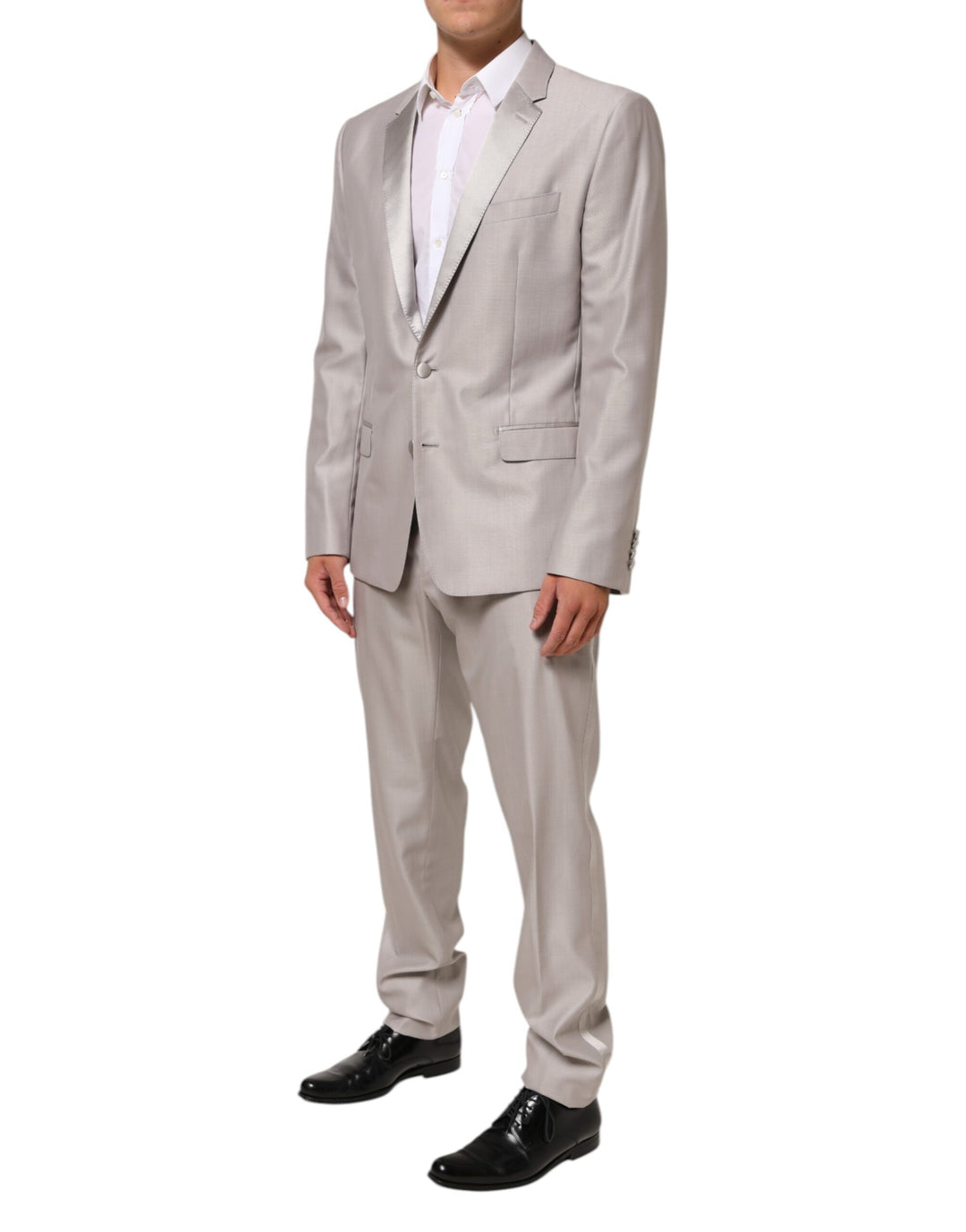 Dolce & Gabbana Light Gray Wool 2 Piece MARTINI Formal Suit by Dolce & Gabbana outlet now on sale