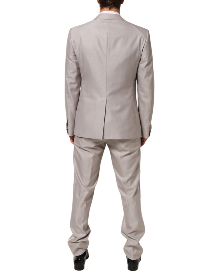 Dolce & Gabbana Light Gray Wool 2 Piece MARTINI Formal Suit by Dolce & Gabbana outlet now on sale
