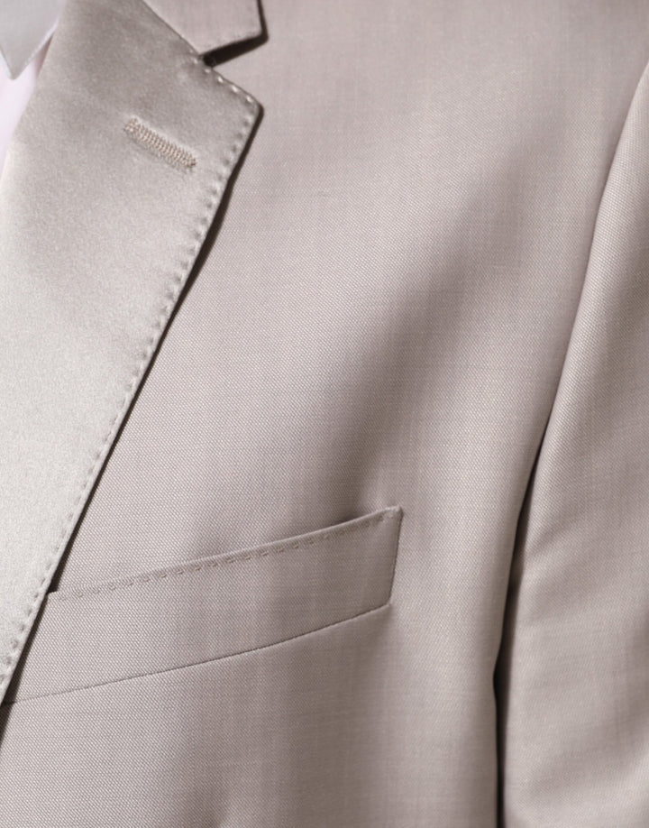 Dolce & Gabbana Light Gray Wool 2 Piece MARTINI Formal Suit by Dolce & Gabbana outlet now on sale
