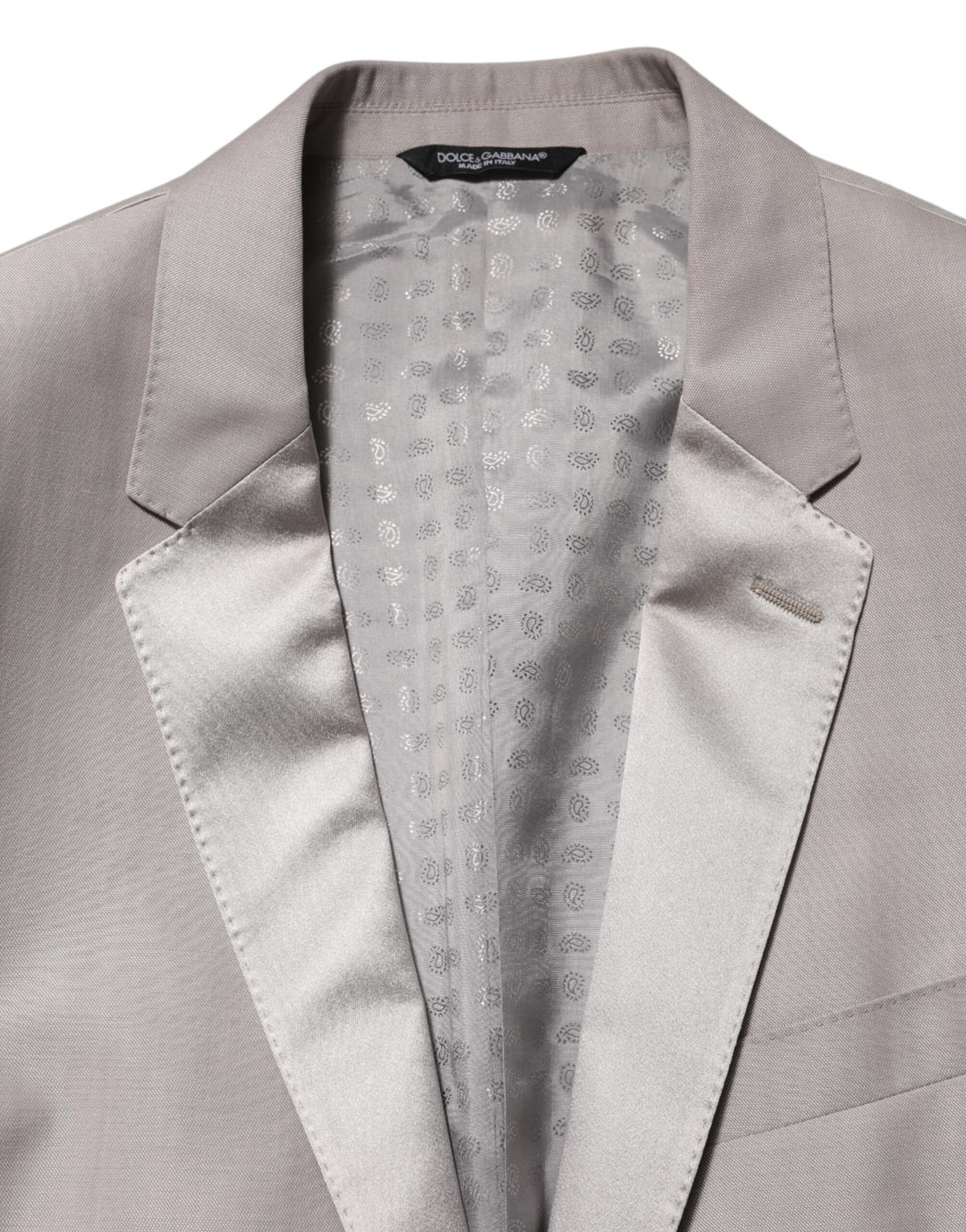 Dolce & Gabbana Light Gray Wool 2 Piece MARTINI Formal Suit by Dolce & Gabbana outlet now on sale