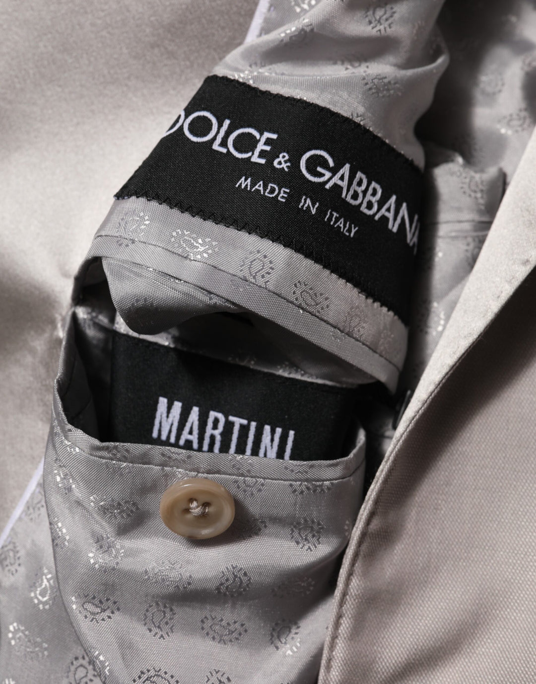 Dolce & Gabbana Light Gray Wool 2 Piece MARTINI Formal Suit by Dolce & Gabbana outlet now on sale