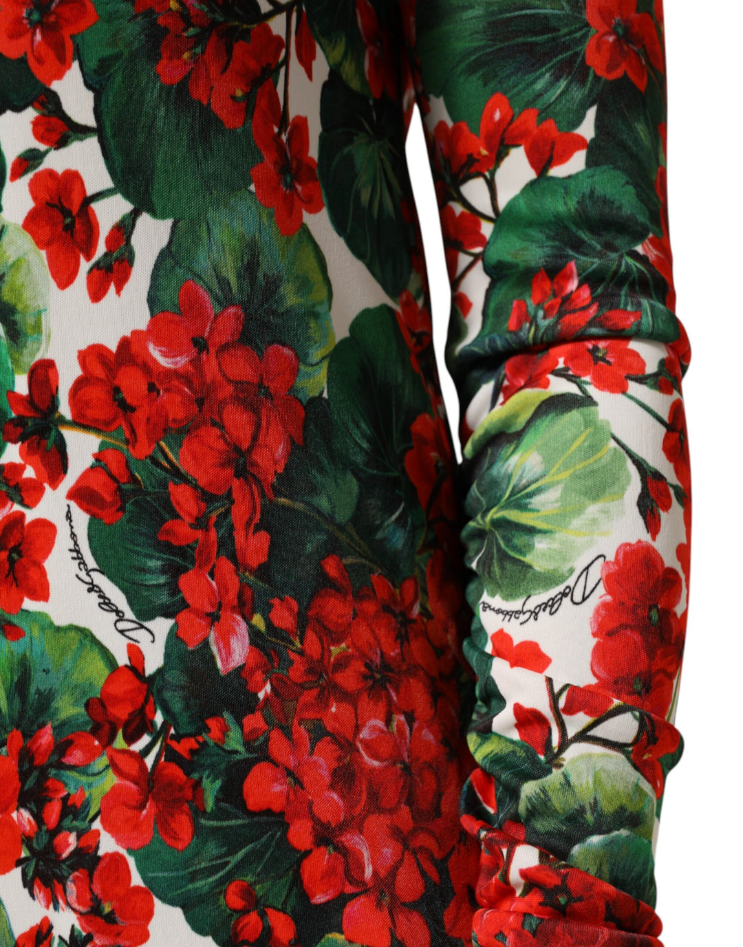 Dolce &amp; Gabbana Sample Sale Dolce &amp; Gabbana Multicolor Floral Short Portofino Dress - | Designer outlet