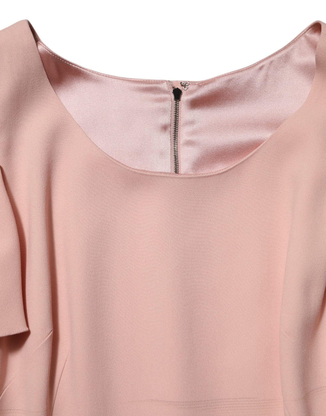 Dolce &amp; Gabbana Sample Sale Dolce &amp; Gabbana Pink Viscose Short Sleeves Sheath Midi Dress - | Designer outlet
