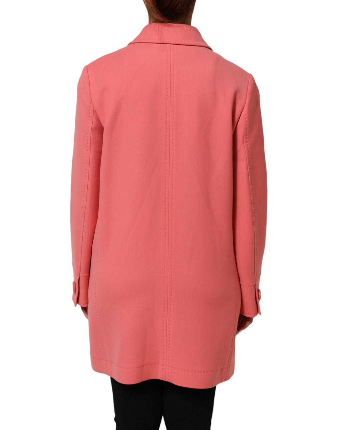 Dolce &amp; Gabbana Sample Sale Dolce &amp; Gabbana Pink Buttoned Down Trench Coat Jacket - | Designer outlet