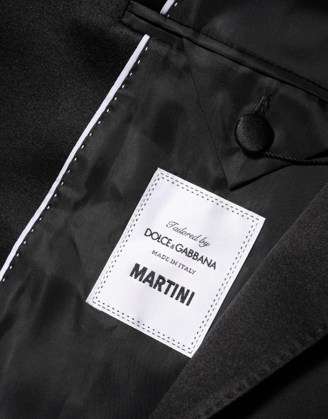 Dolce &amp; Gabbana Sample Sale Dolce &amp; Gabbana Black MARTINI Double-Breasted Suit Blazer - | Designer outlet