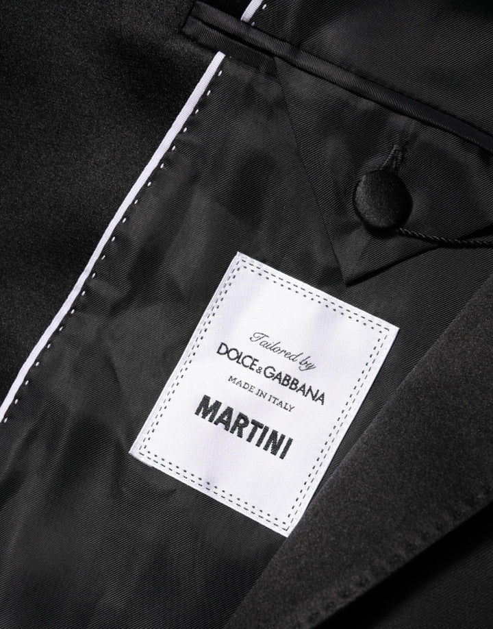 Dolce &amp; Gabbana Sample Sale Dolce &amp; Gabbana Black MARTINI Double-Breasted Suit Blazer - | Designer outlet