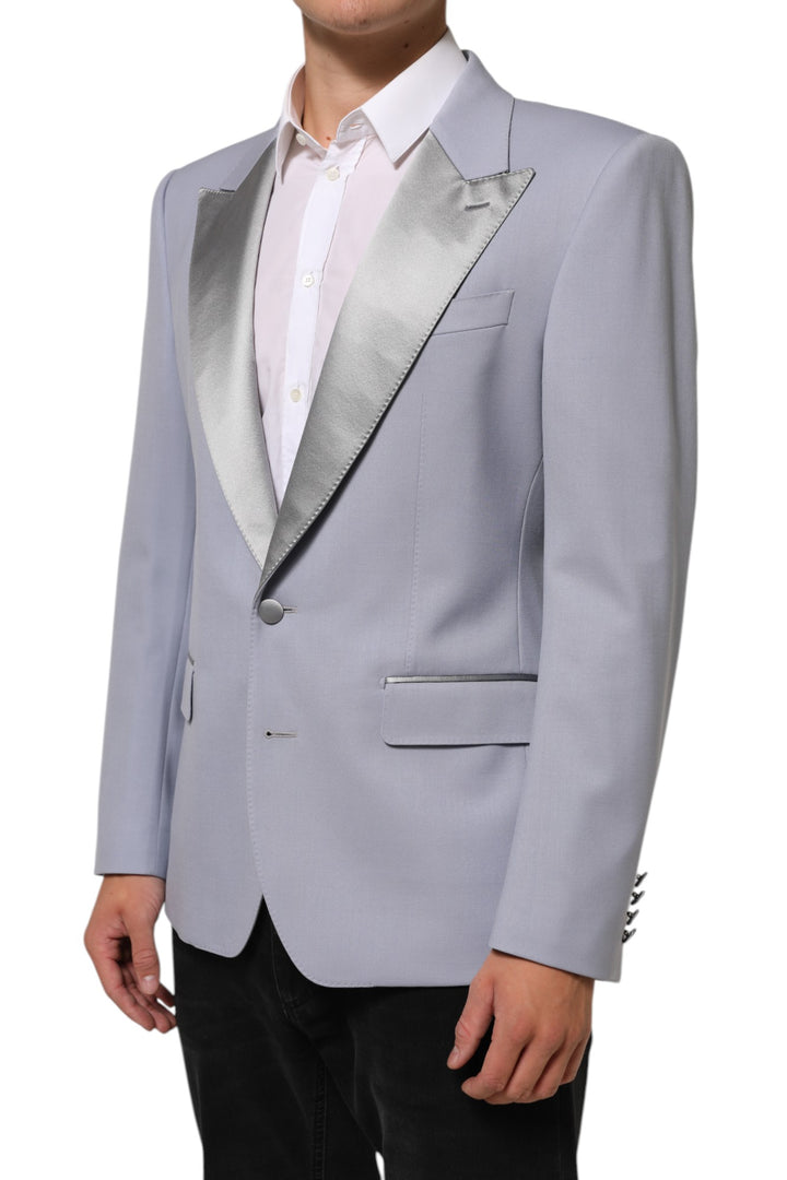 Dolce & Gabbana Gray Wool SICILIA 2 Buttons Men Suit Blazer by Dolce & Gabbana outlet now on sale