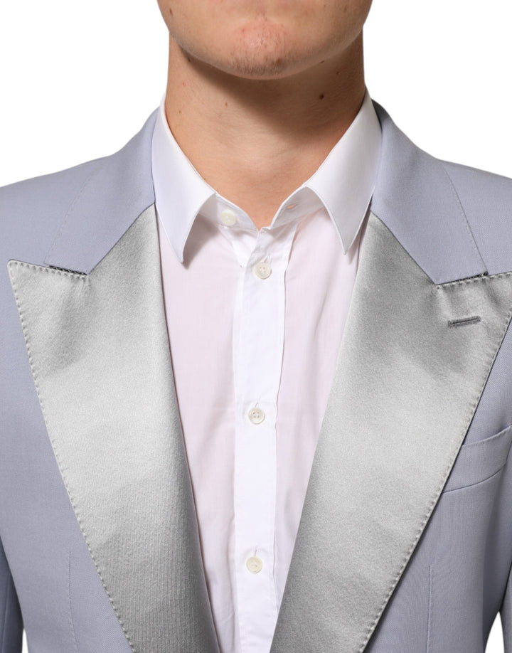 Dolce & Gabbana Gray Wool SICILIA 2 Buttons Men Suit Blazer by Dolce & Gabbana outlet now on sale