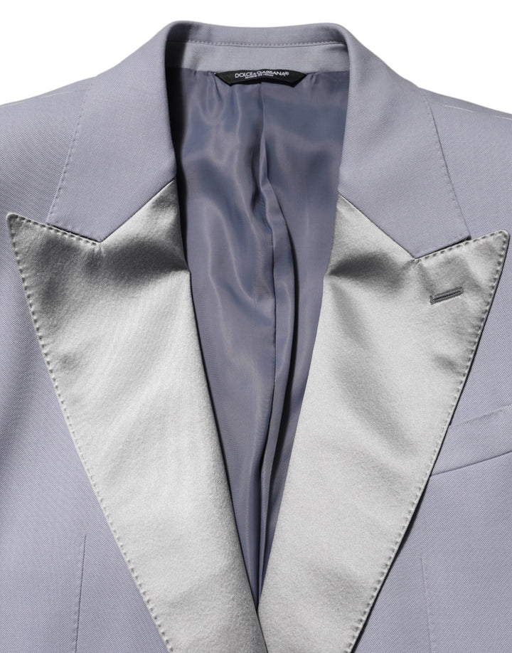 Dolce & Gabbana Gray Wool SICILIA 2 Buttons Men Suit Blazer by Dolce & Gabbana outlet now on sale