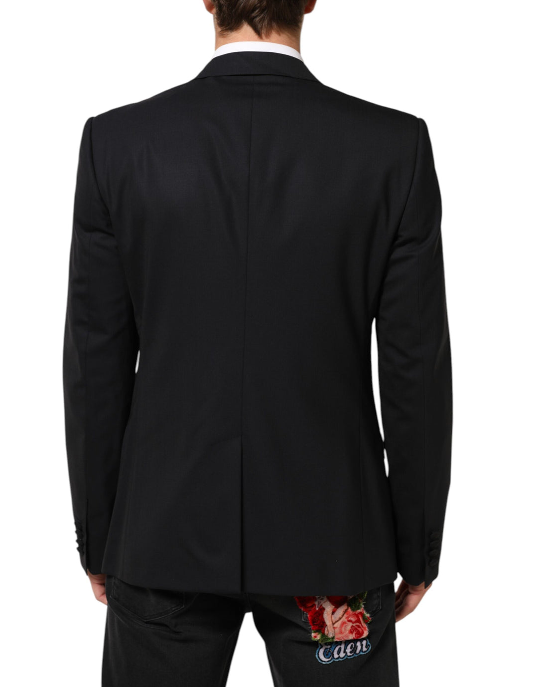 Dolce & Gabbana Black Bee MARTINI 2 Button Men Suit Blazer by Dolce & Gabbana outlet now on sale