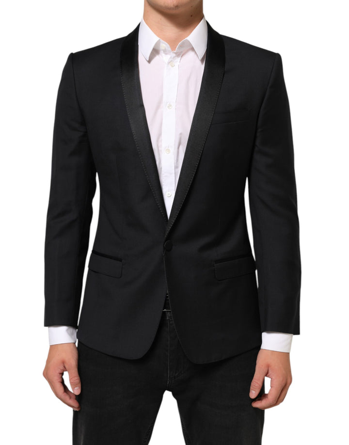 Dolce & Gabbana Black GOLD 1 Button Suit Jacket Men Blazer by Dolce & Gabbana outlet now on sale