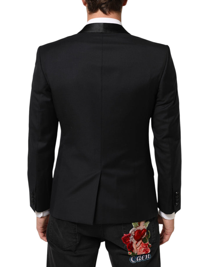 Dolce & Gabbana Black GOLD 1 Button Suit Jacket Men Blazer by Dolce & Gabbana outlet now on sale