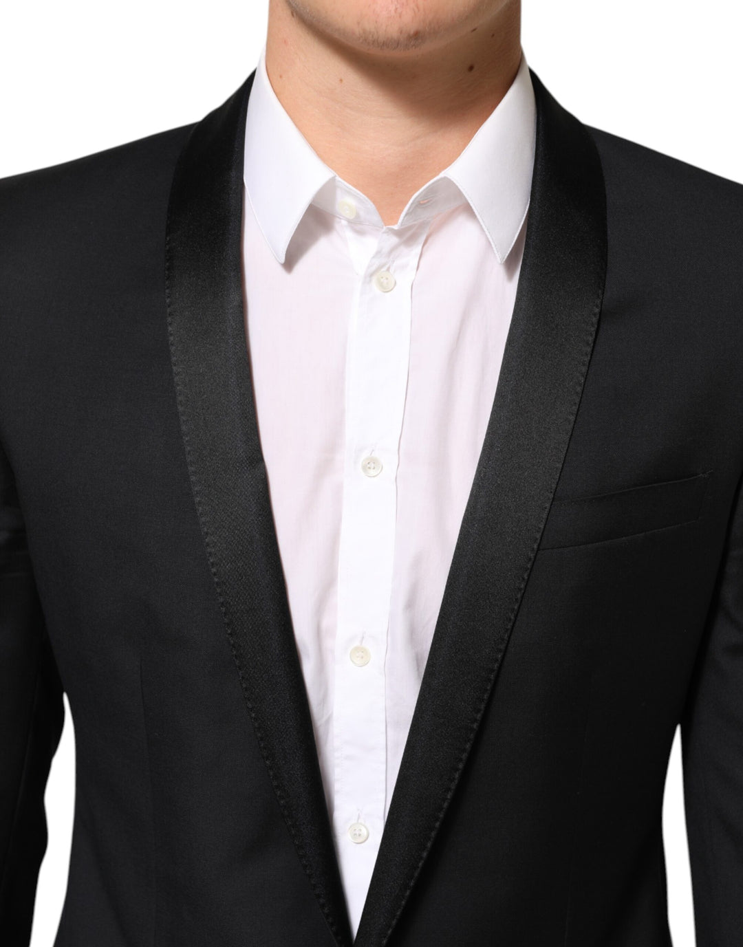 Dolce & Gabbana Black GOLD 1 Button Suit Jacket Men Blazer by Dolce & Gabbana outlet now on sale