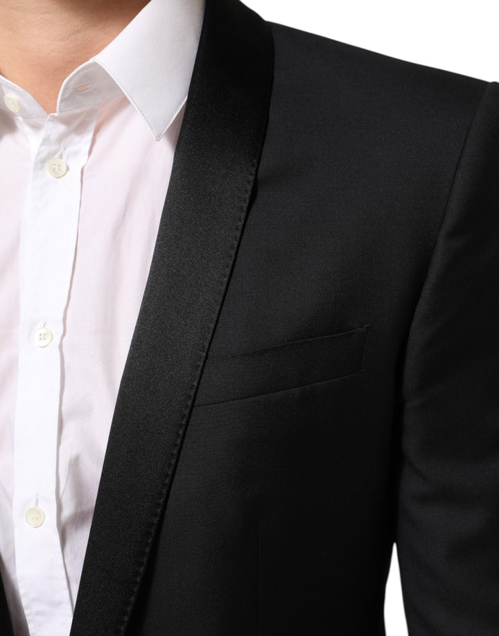 Dolce & Gabbana Black GOLD 1 Button Suit Jacket Men Blazer by Dolce & Gabbana outlet now on sale