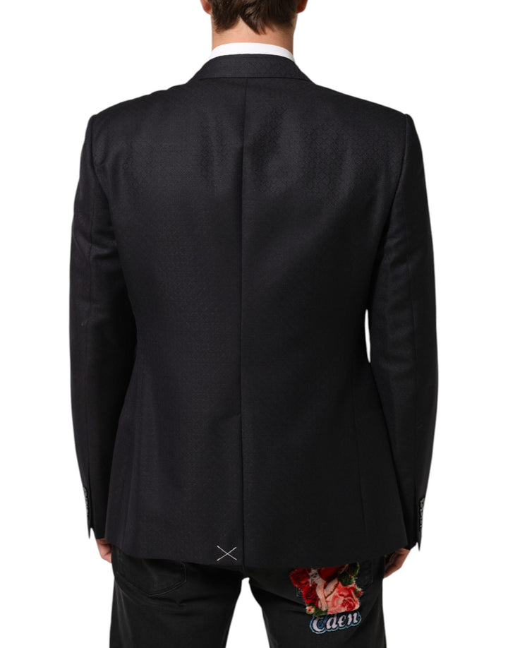 Dolce & Gabbana Black Wool 2 Buttons Suit Jacket Men Blazer by Dolce & Gabbana outlet now on sale